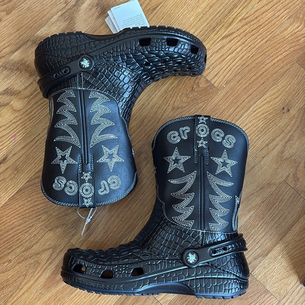 Croc cowboy boots brand new inbox size 7 - Picture 3 of 6